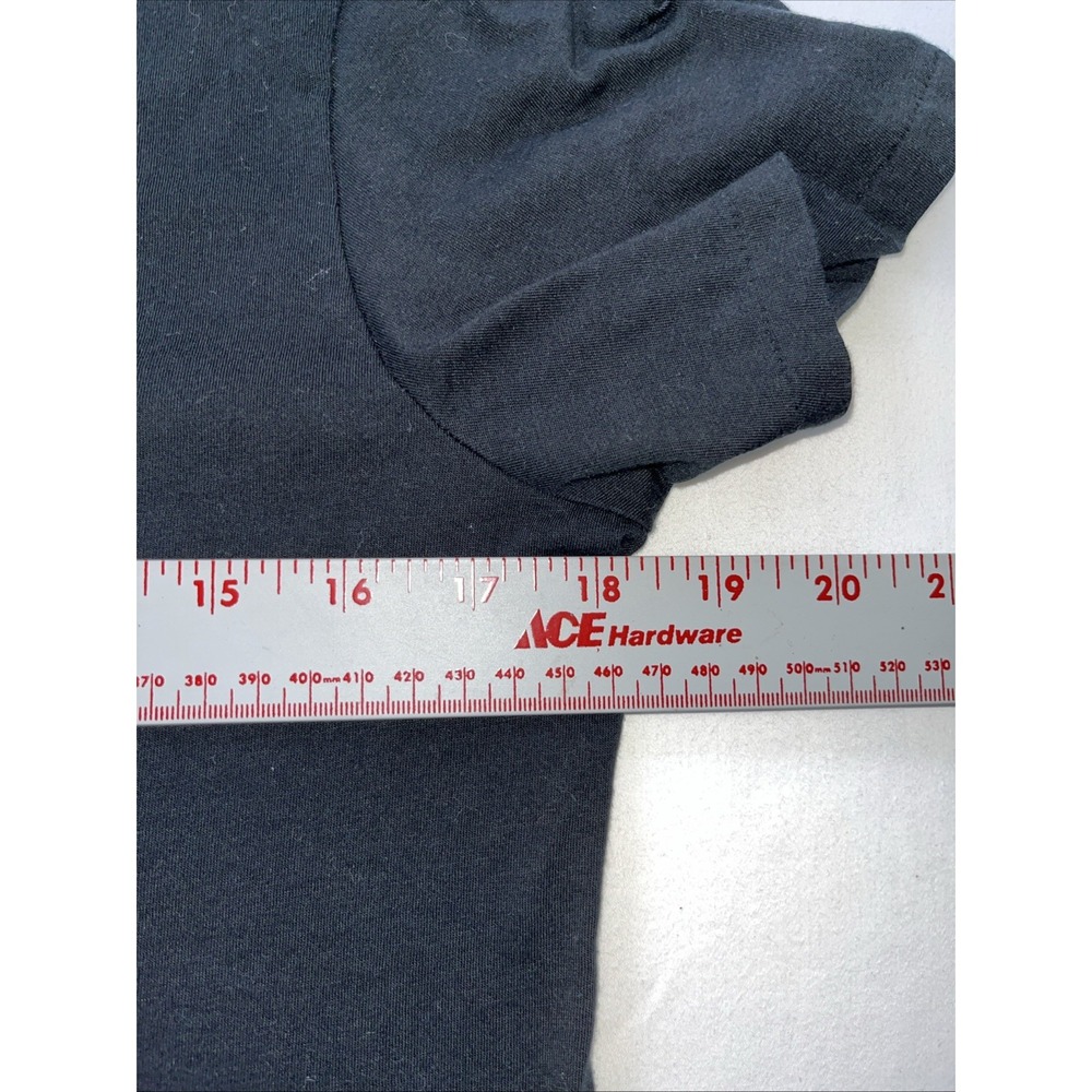 Ralph Lauren Sport Womens Black Pima Cotton V-Neck Short Sleeve T-Shirt Size L - Picture 4 of 6